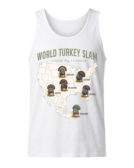World Turkey Slam Classic Cotton Regular-Fit Tank Top