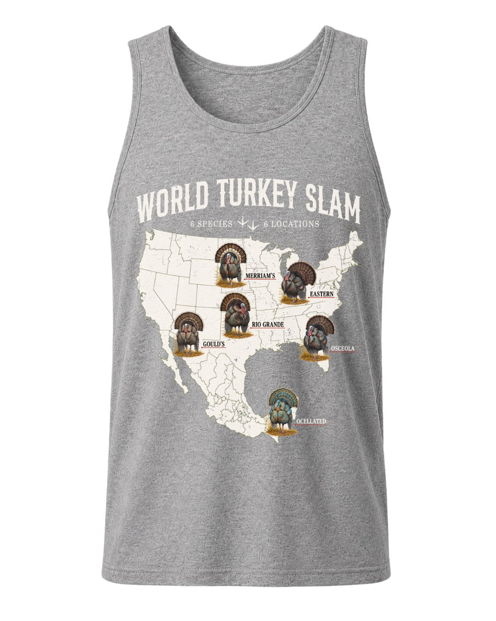 World Turkey Slam Classic Cotton Regular-Fit Tank Top
