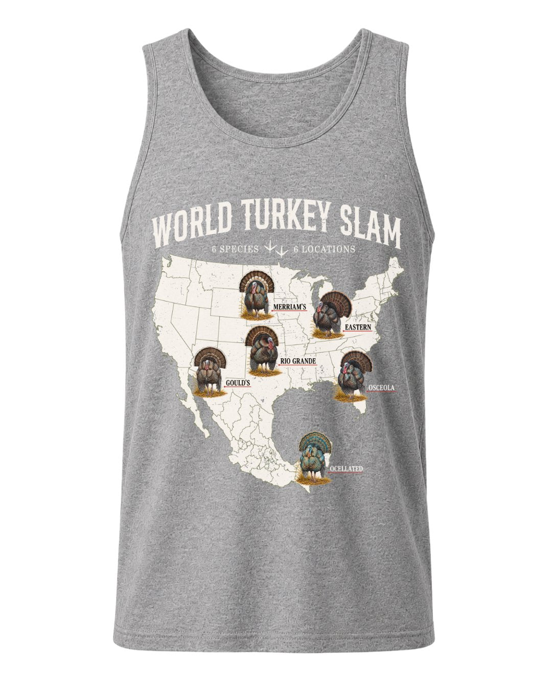 World Turkey Slam Classic Cotton Regular-Fit Tank Top