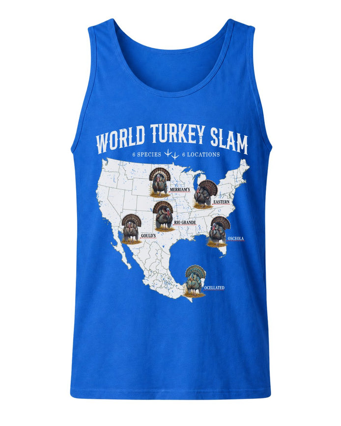 World Turkey Slam Classic Cotton Regular-Fit Tank Top