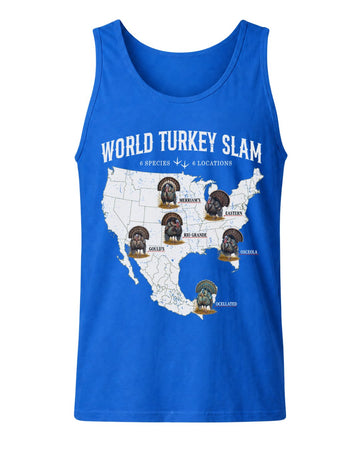 World Turkey Slam Classic Cotton Regular-Fit Tank Top