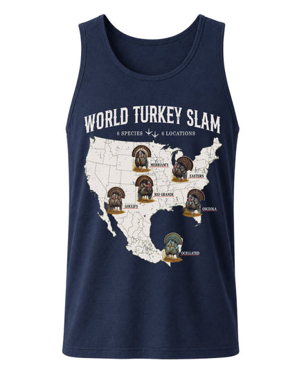 World Turkey Slam Classic Cotton Regular-Fit Tank Top