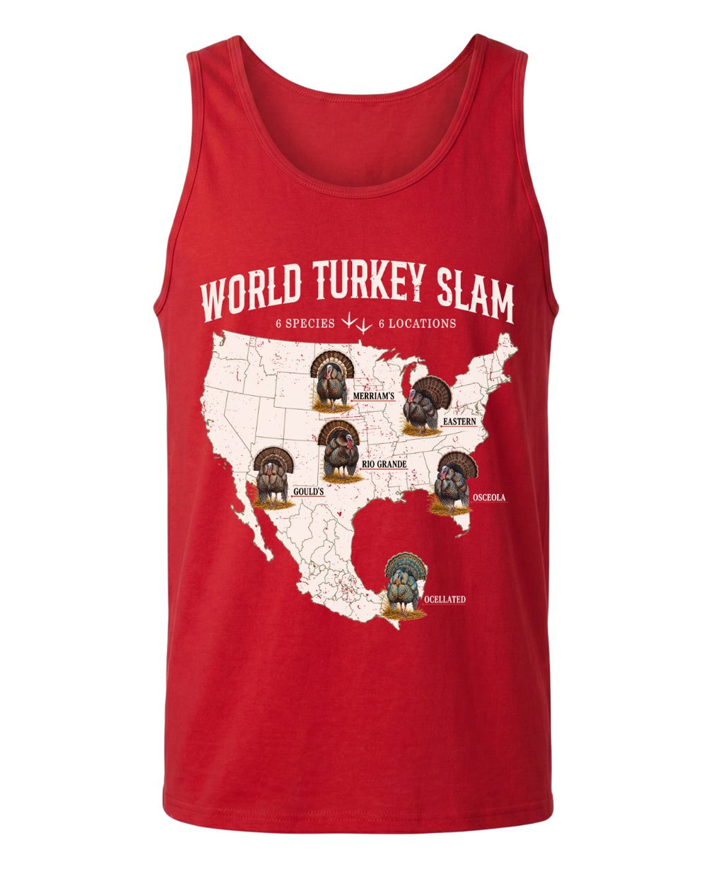 World Turkey Slam Classic Cotton Regular-Fit Tank Top