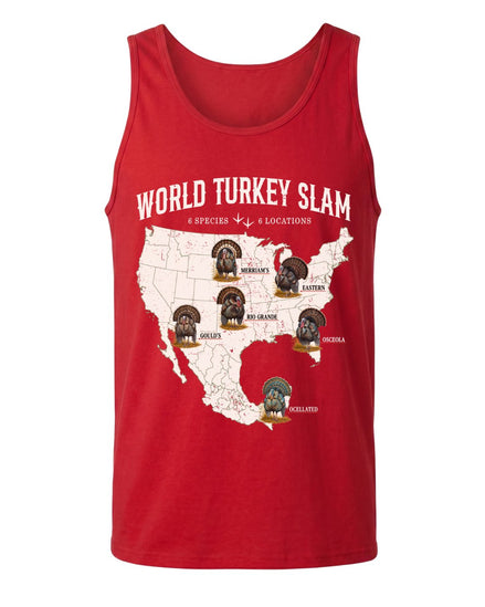 World Turkey Slam Classic Cotton Regular-Fit Tank Top