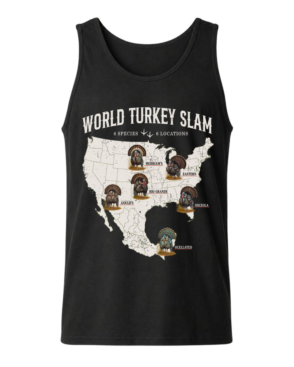 World Turkey Slam Classic Cotton Regular-Fit Tank Top