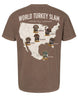 World Turkey Slam Heavyweight Vintage Garment-Dyed Back Print Tee