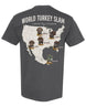 World Turkey Slam Heavyweight Vintage Garment-Dyed Back Print Tee