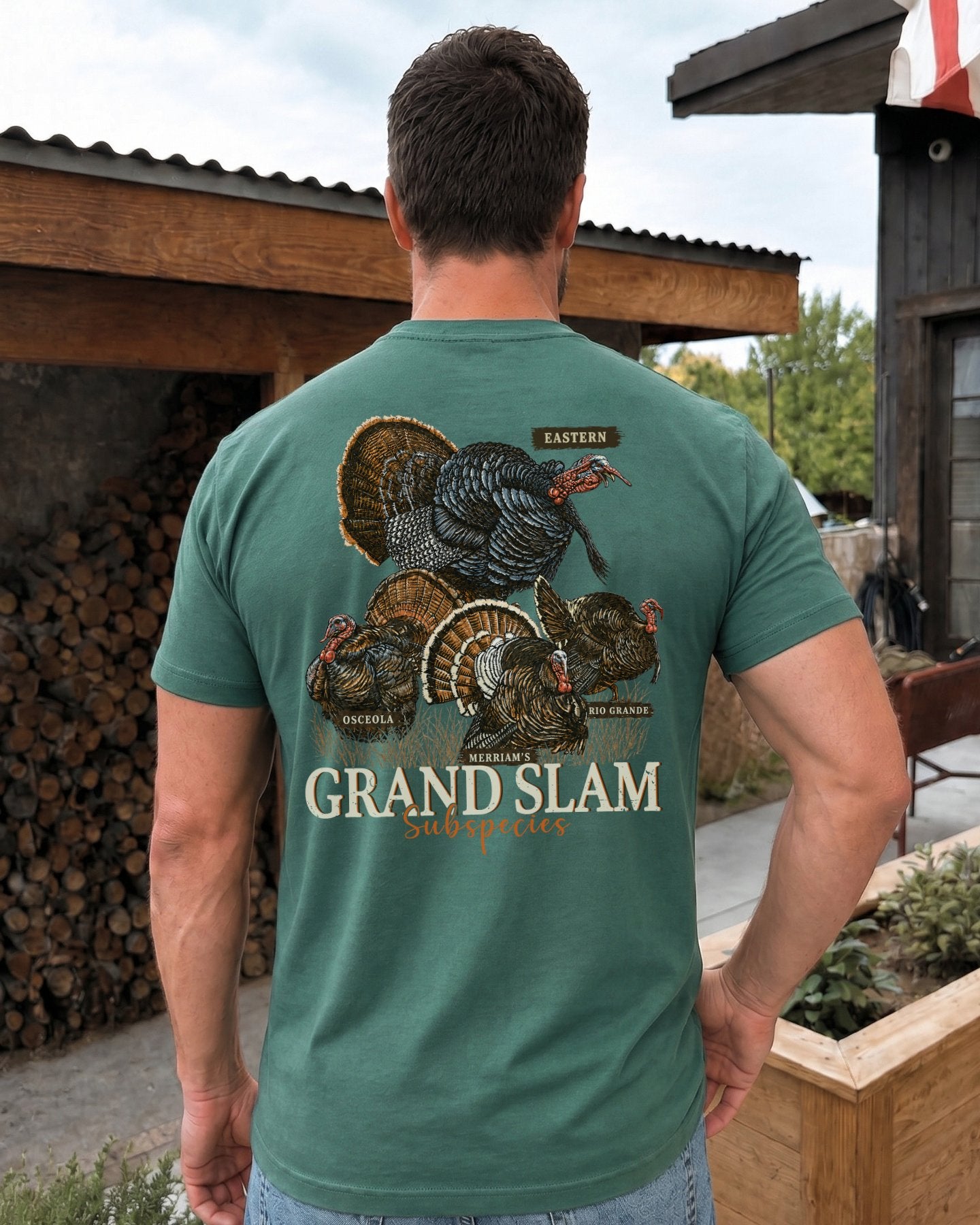 World Turkey Slam Heavyweight Vintage Garment-Dyed Pocket T-shirt