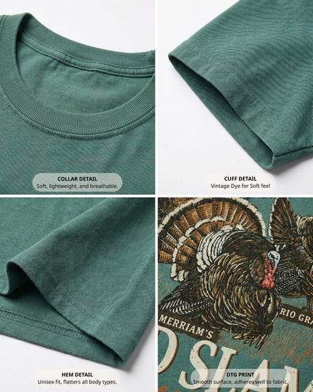 World Turkey Slam Heavyweight Vintage Garment-Dyed Pocket T-shirt