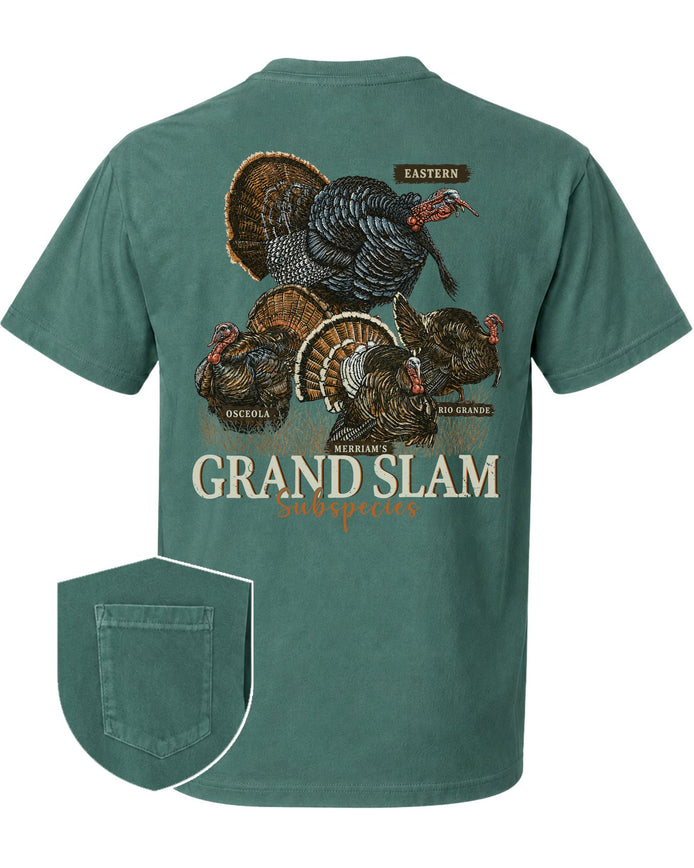World Turkey Slam Heavyweight Vintage Garment-Dyed Pocket T-shirt