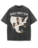 World Turkey Slam Premium Cotton Wash Oversized Tee