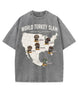 World Turkey Slam Premium Cotton Wash Oversized Tee