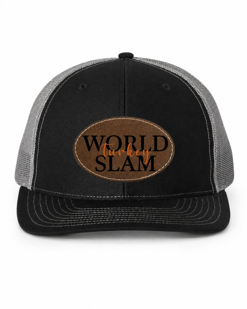 World Turkey Slam Trucker Hat with Leather Patch