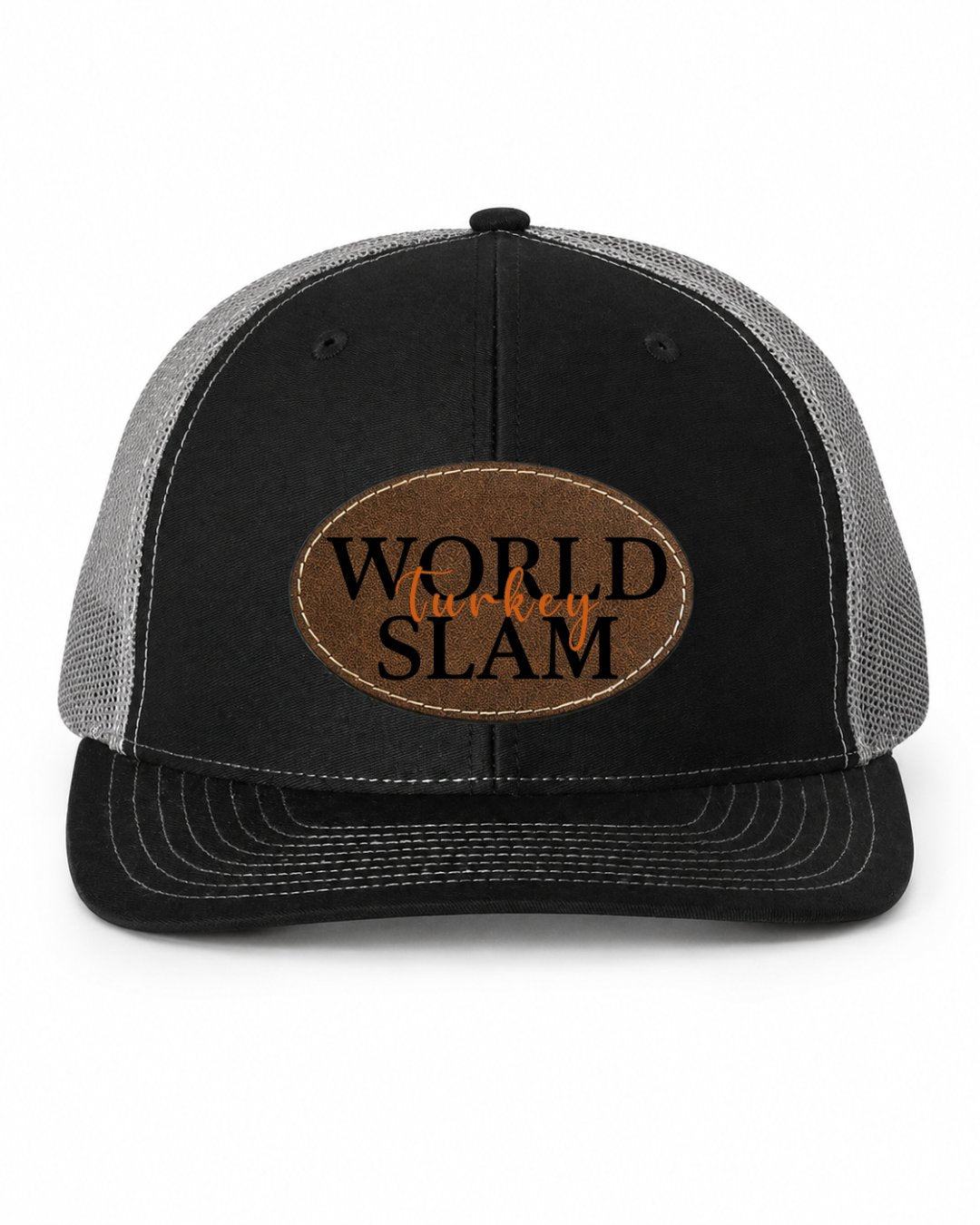 World Turkey Slam Trucker Hat with Leather Patch