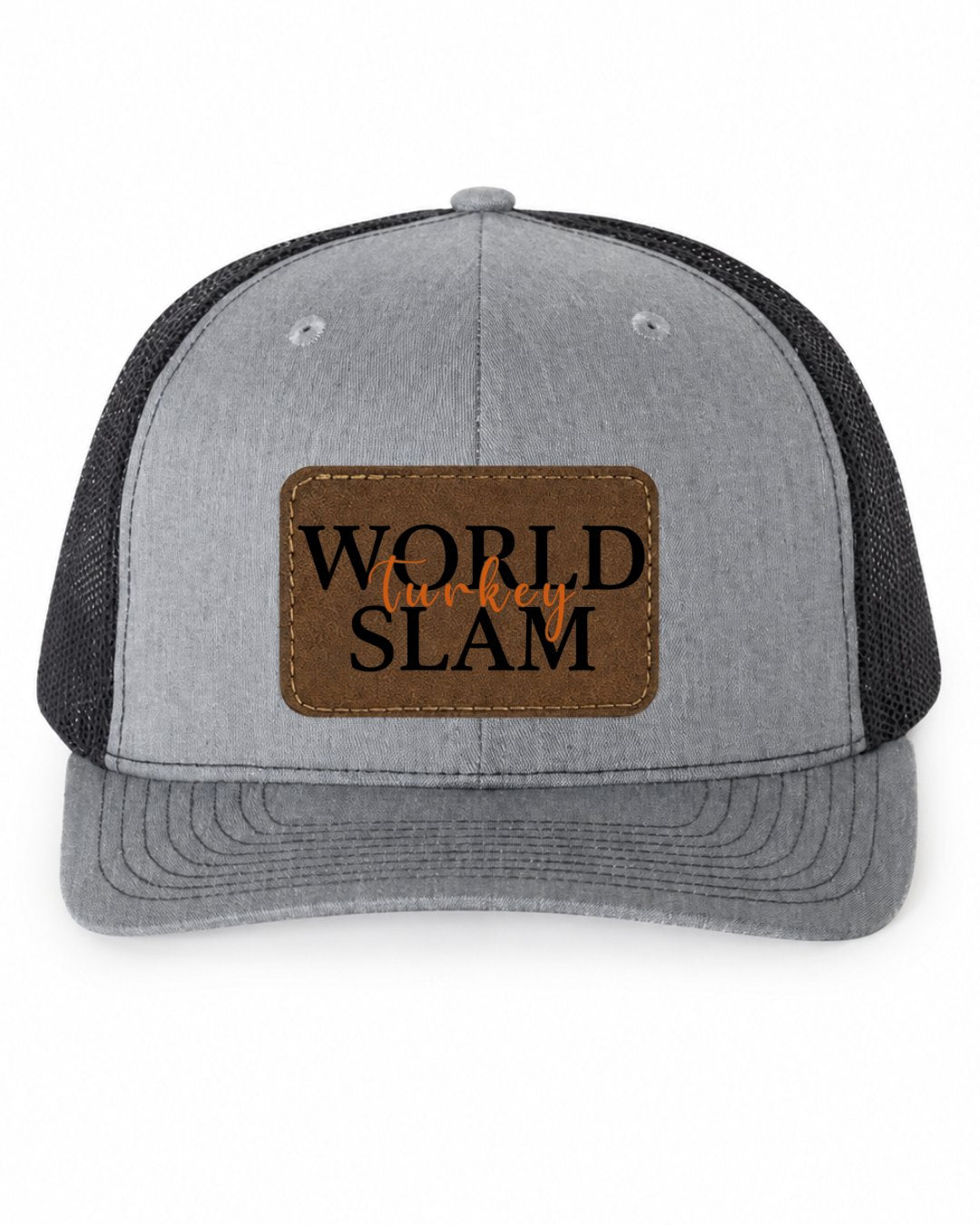 World Turkey Slam Trucker Hat with Leather Patch