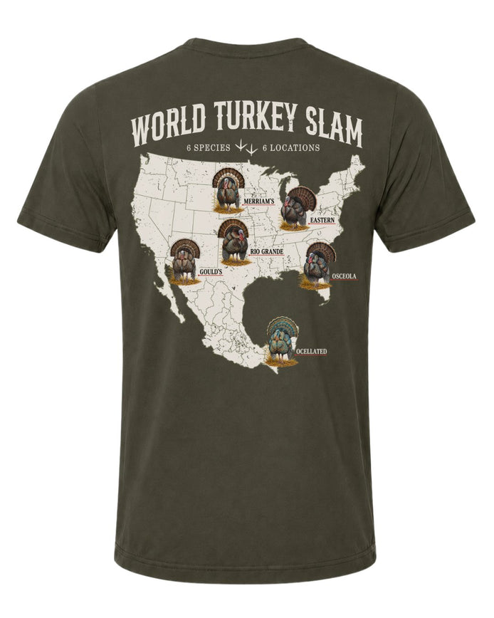 World Turkey Slam Ultra-Soft Lightweight Round-Neck Tee