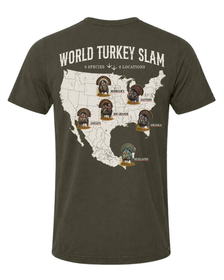 World Turkey Slam Ultra-Soft Lightweight Round-Neck Tee