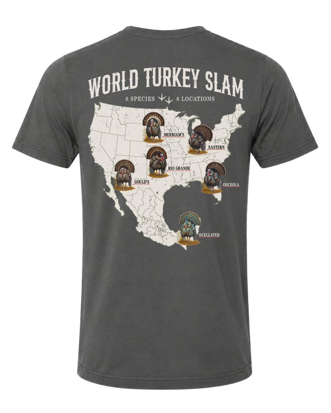World Turkey Slam Ultra-Soft Lightweight Round-Neck Tee