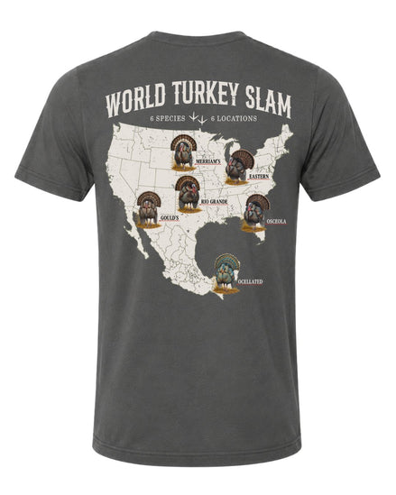 World Turkey Slam Ultra-Soft Lightweight Round-Neck Tee