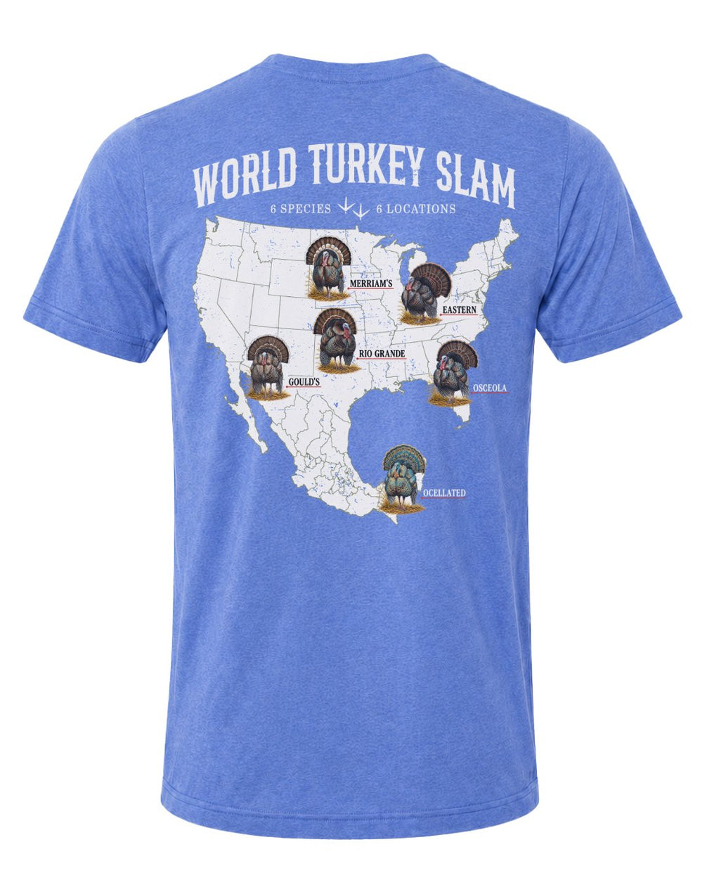 World Turkey Slam Ultra-Soft Lightweight Round-Neck Tee