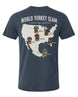World Turkey Slam Ultra-Soft Lightweight Round-Neck Tee