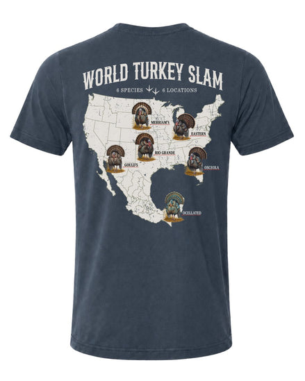 World Turkey Slam Ultra-Soft Lightweight Round-Neck Tee