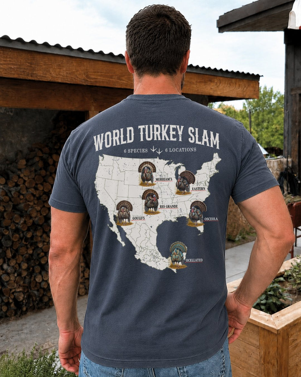 World Turkey Slam Ultra-Soft Lightweight Round-Neck Tee