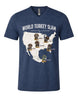 World Turkey Slam Ultra-Soft Lightweight V-Neck Tee