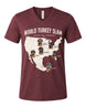 World Turkey Slam Ultra-Soft Lightweight V-Neck Tee