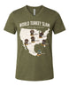 World Turkey Slam Ultra-Soft Lightweight V-Neck Tee