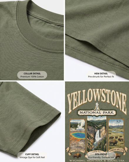 Yellowstone Explorer Vintage T-shirt