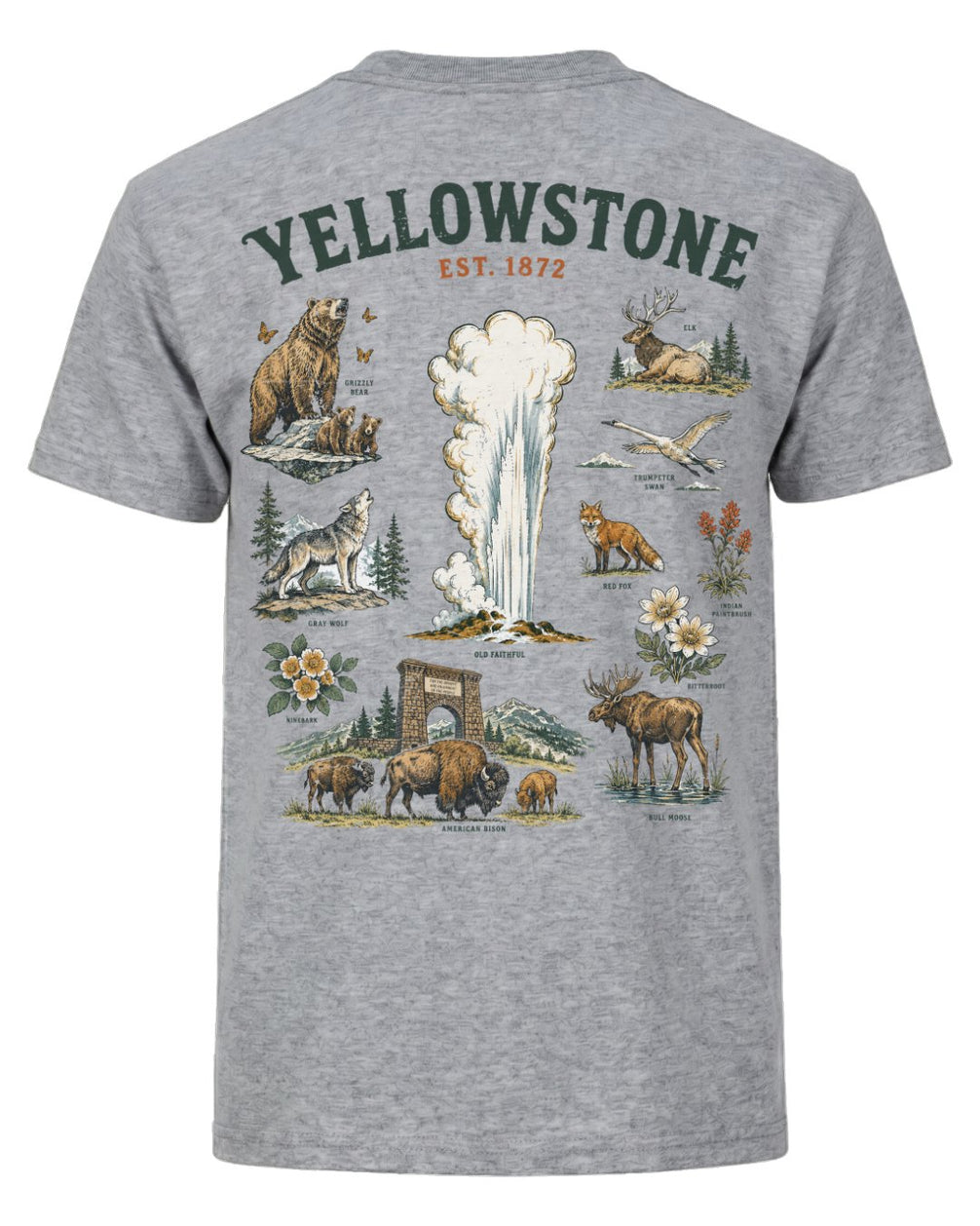 Yellowstone Flora & Fauna T-shirt