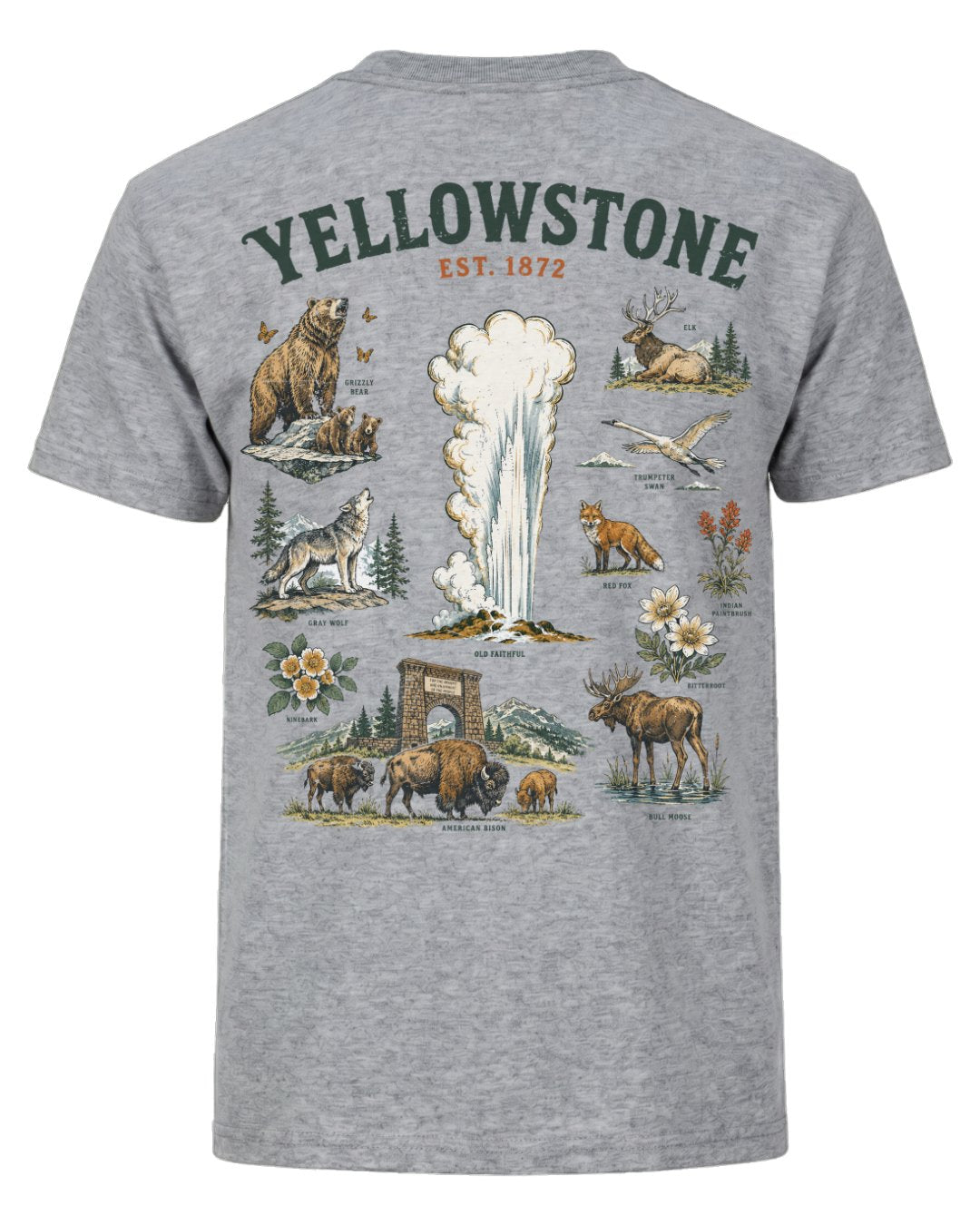 Yellowstone Flora & Fauna T-shirt