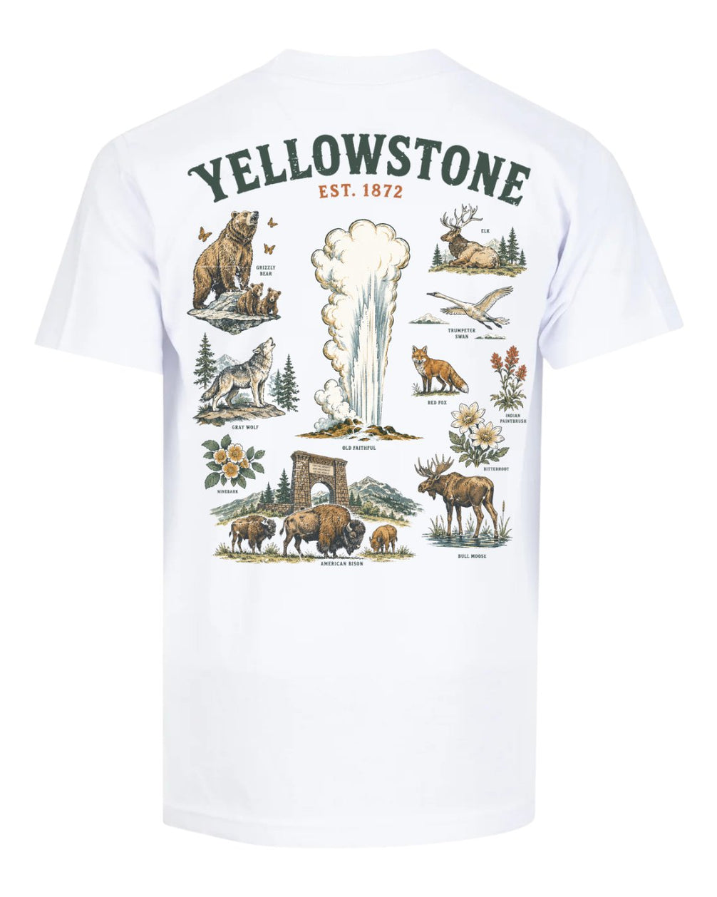 Yellowstone Flora & Fauna T-shirt