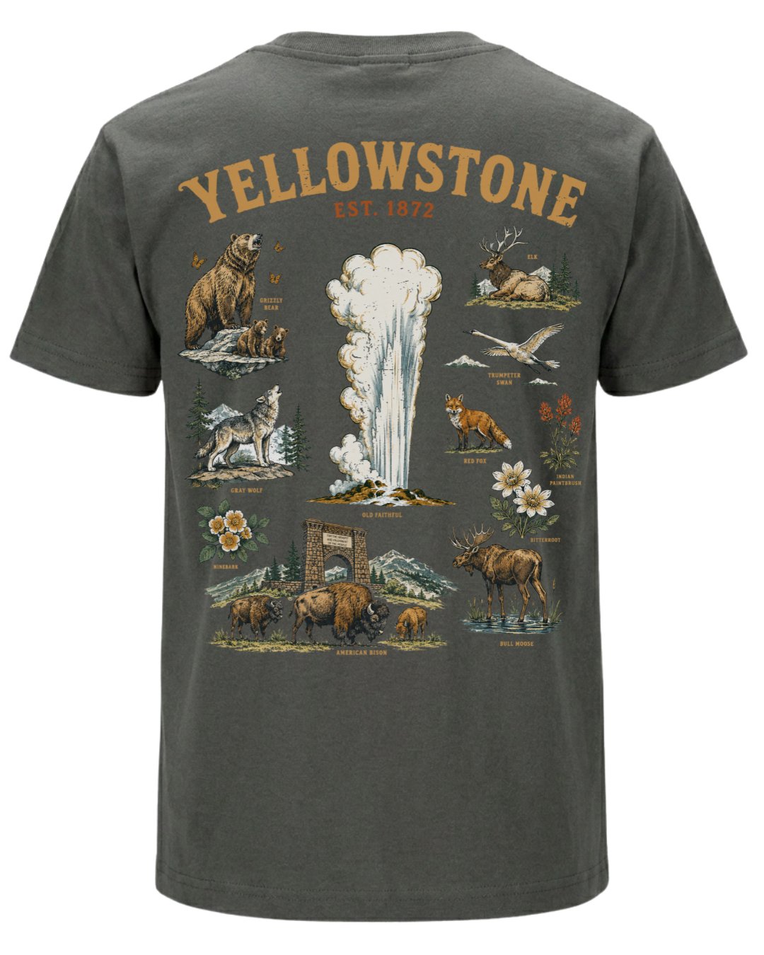 Yellowstone Flora & Fauna T-shirt