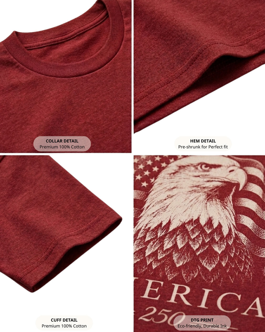 America 250 Flag T-shirt