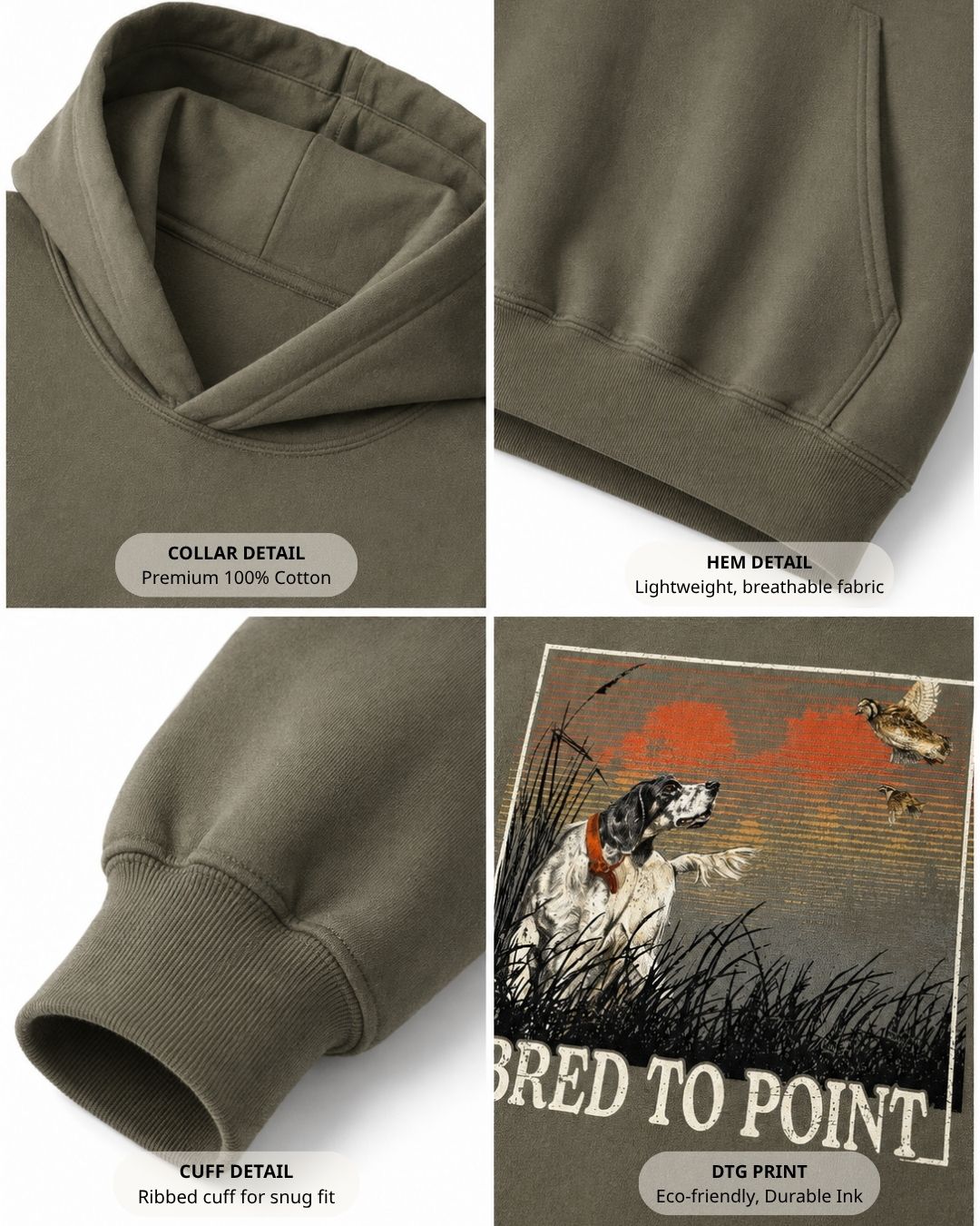 Military Green detail