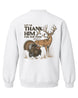 Youth Let us Thank Him for our food Sweatshirt — WHITE