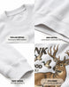 Youth Let us Thank Him for our food Sweatshirt — WHITE