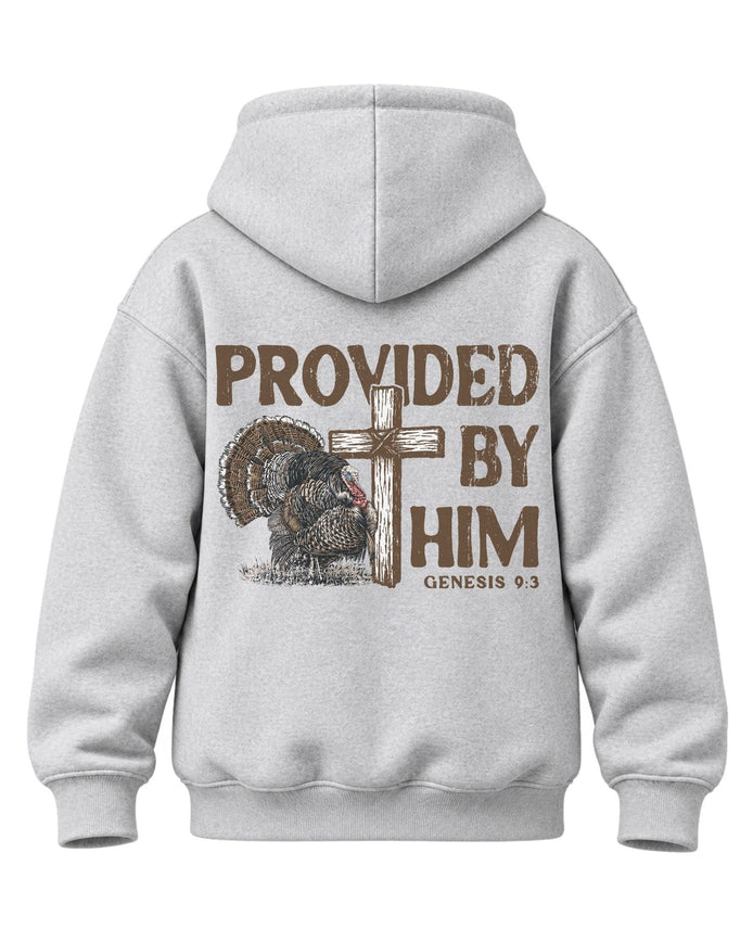 Youth Provided By Him Hoodie — SPORT GREY