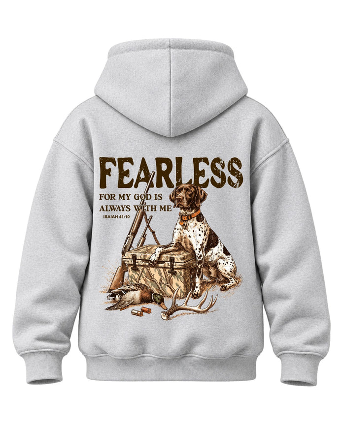 Youth Fearless Christian Hunter Hoodie — SPORT GREY