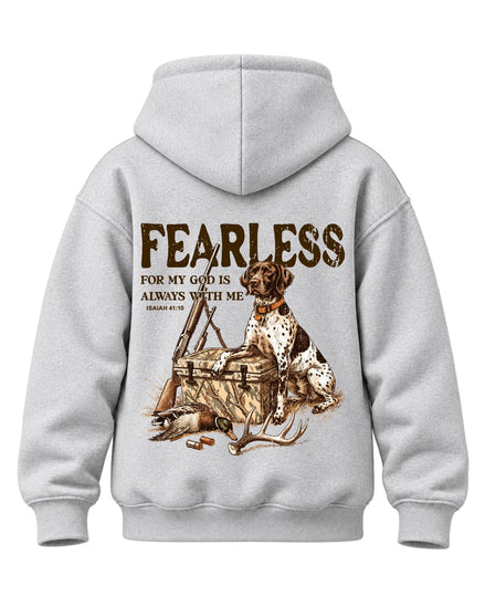 Youth Fearless Christian Hunter Hoodie — SPORT GREY