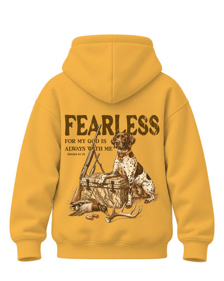 Youth Fearless Christian Hunter Hoodie — GOLD
