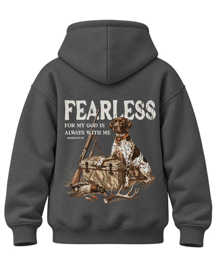 Youth Fearless Christian Hunter Hoodie — CHARCOAL