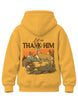 Youth Outdoors Thank Him Hoodie — GOLD