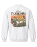 Youth Outdoors Thank Him Sweatshirt — WHITE