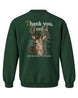 Youth Great Outdoors Faith Sweatshirt — FOREST GREEN