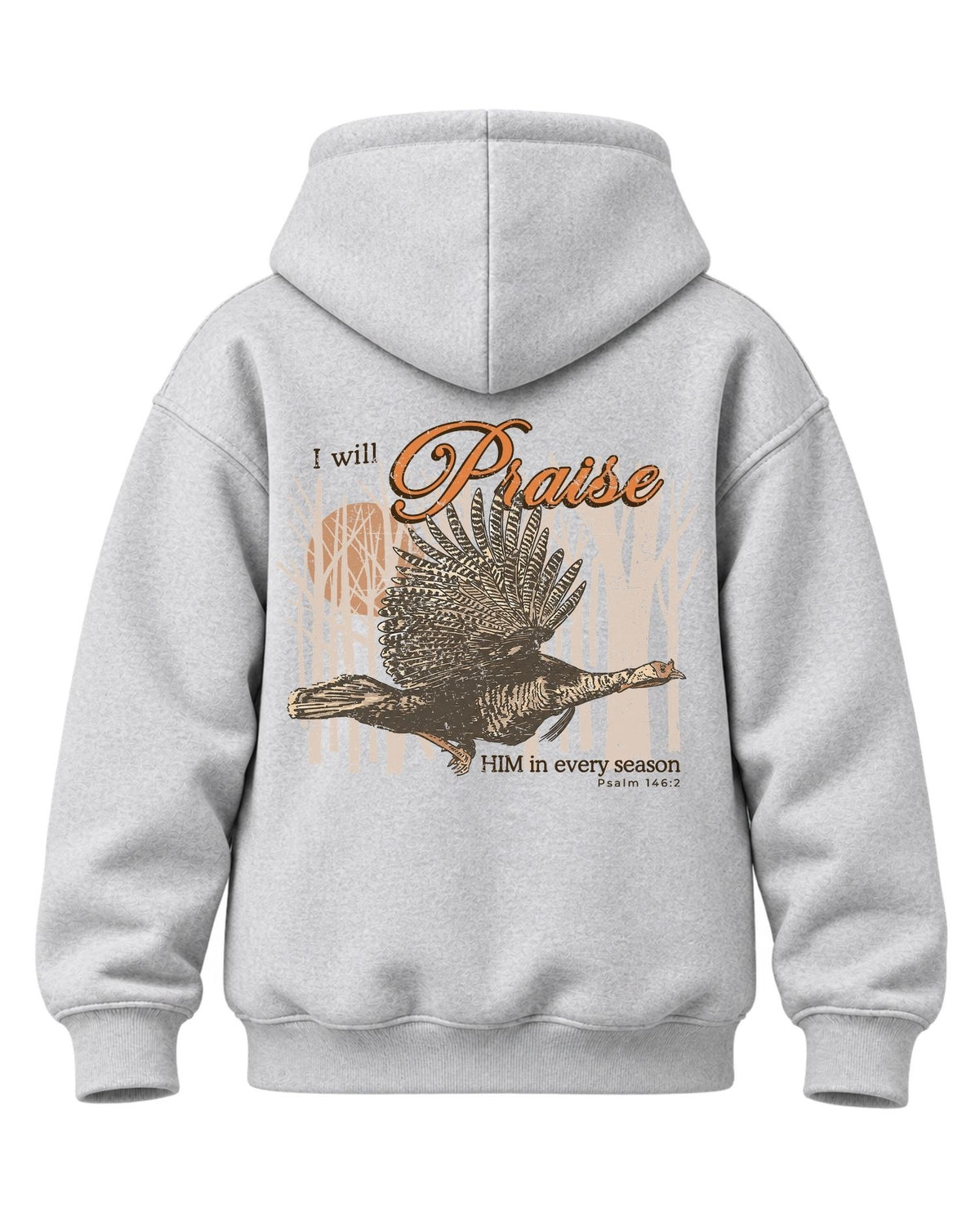 Youth I Will Praise Him In Every Season Hoodie — SPORT GREY