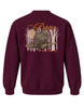 Youth I Will Praise Him In Every Season Sweatshirt — MAROON
