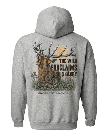 Inspirational Bible Verse Elk Hoodie